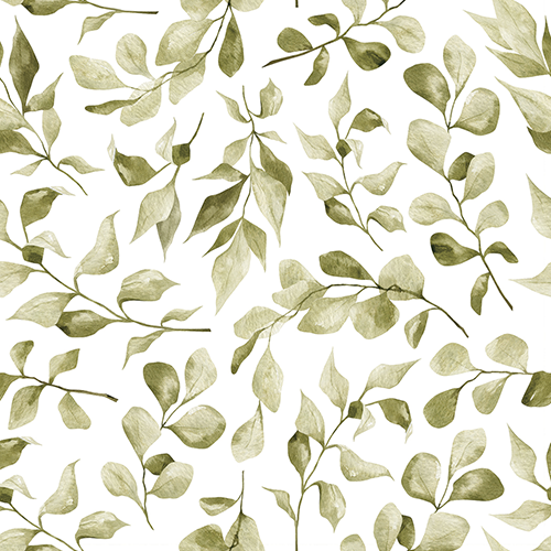 Adesivo Papel de Parede - Folhagem Gravura